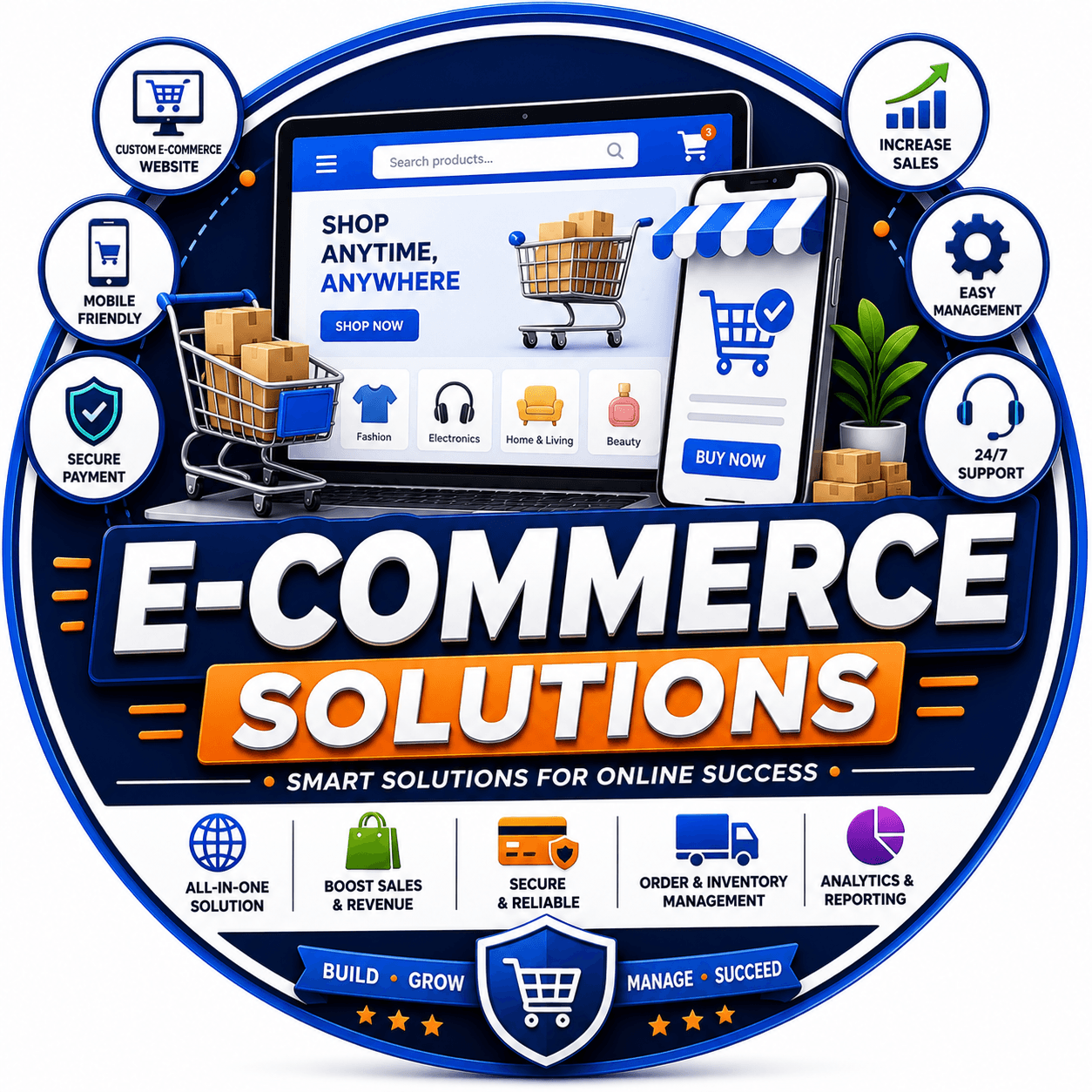 Complete E-Commerce Solutions & Online Store Development