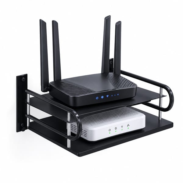 Router Stand – Wall Mount & Desktop Router Holder
