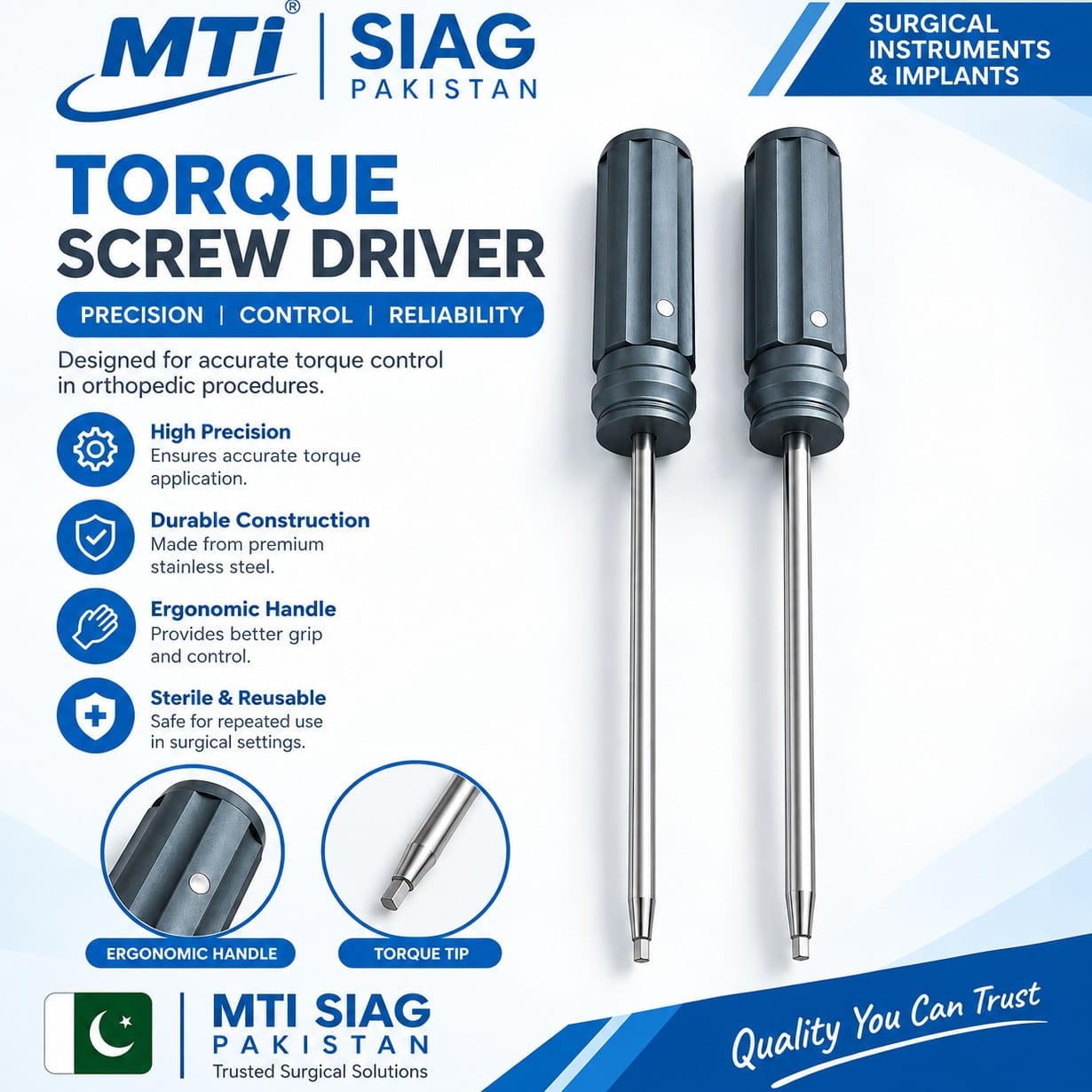 TORQUE SCREW DRIVER -SIAG,PAKISTAN