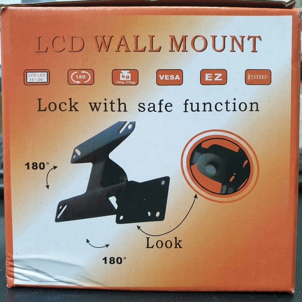 LCD/LED TV & Monitor Wall Mount Bracket (14" - 24") 3