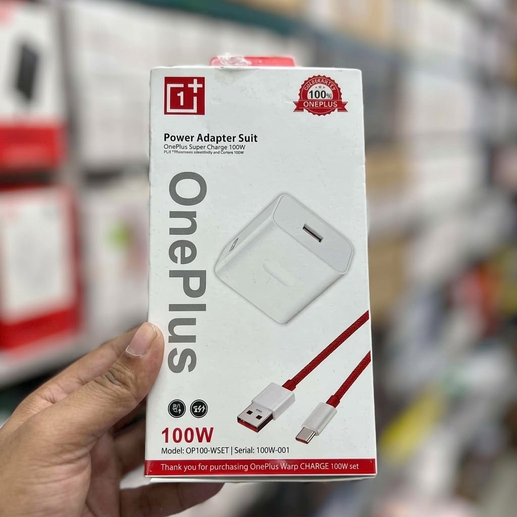 OnePlus 100W Warp Charge Power Adapter Suit