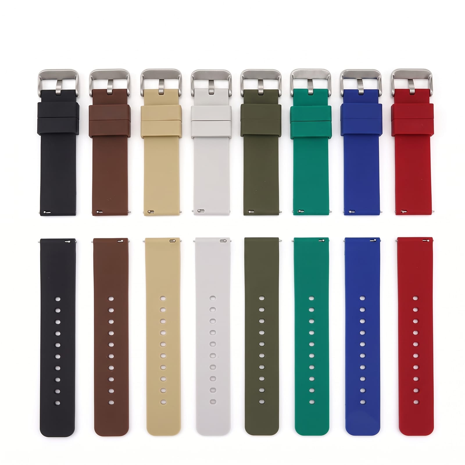 22mm Silicone Smart Watch Strap / Replacement Band (Multiple Colors) 2