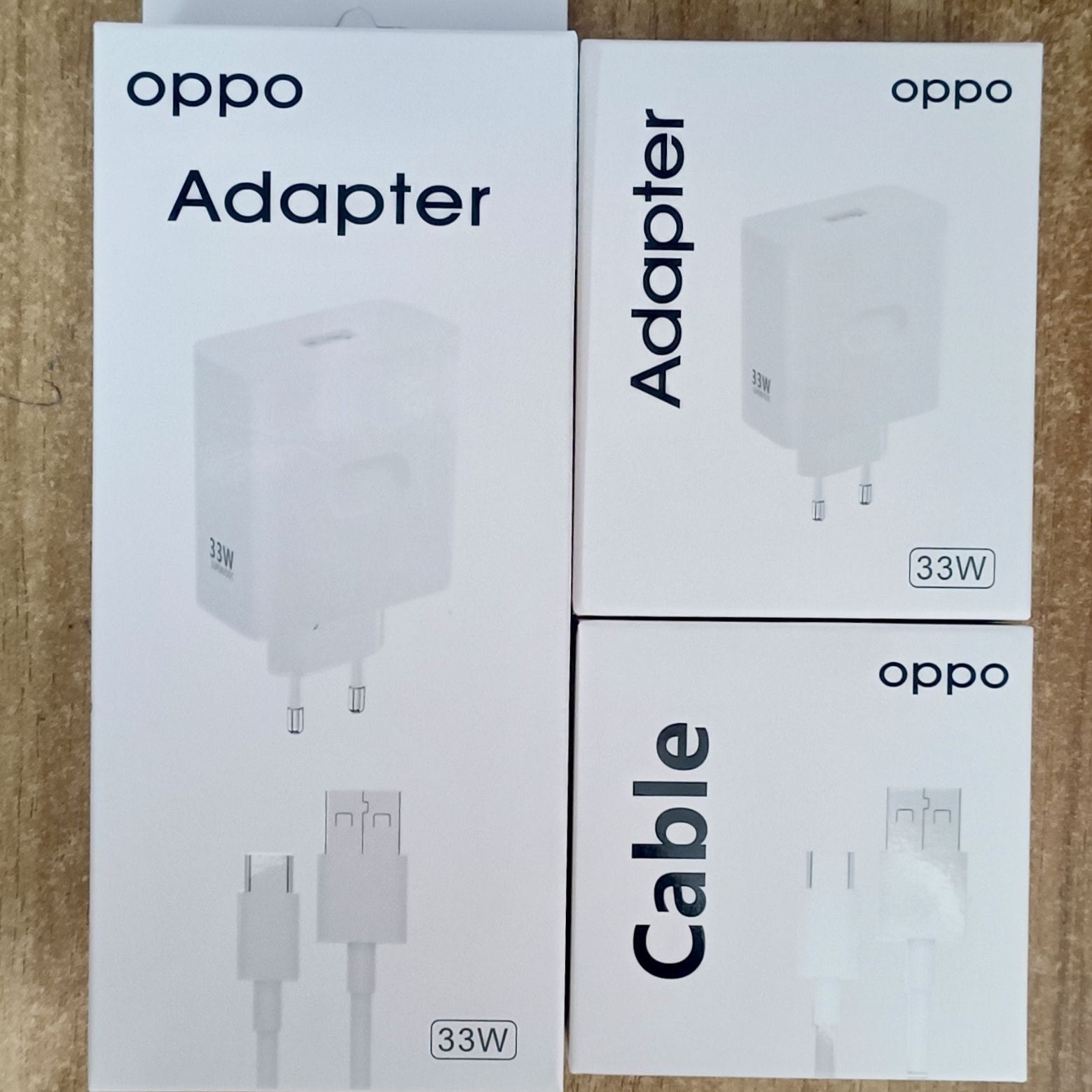 Original OPPO SUPERVOOC 33W Super Flash Charger Set (Adapter with Type-C Cable)
